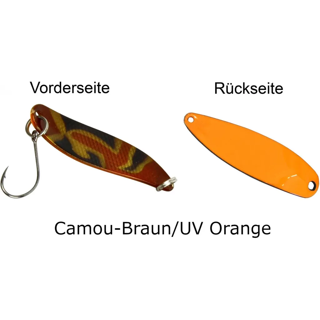 FTM Spoon Hammer 3.3cm 2.4g Camou-Braun/UV Orange