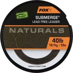 Fox Edges Naturals Submerge Leadfree Leader 13.6kg 10m