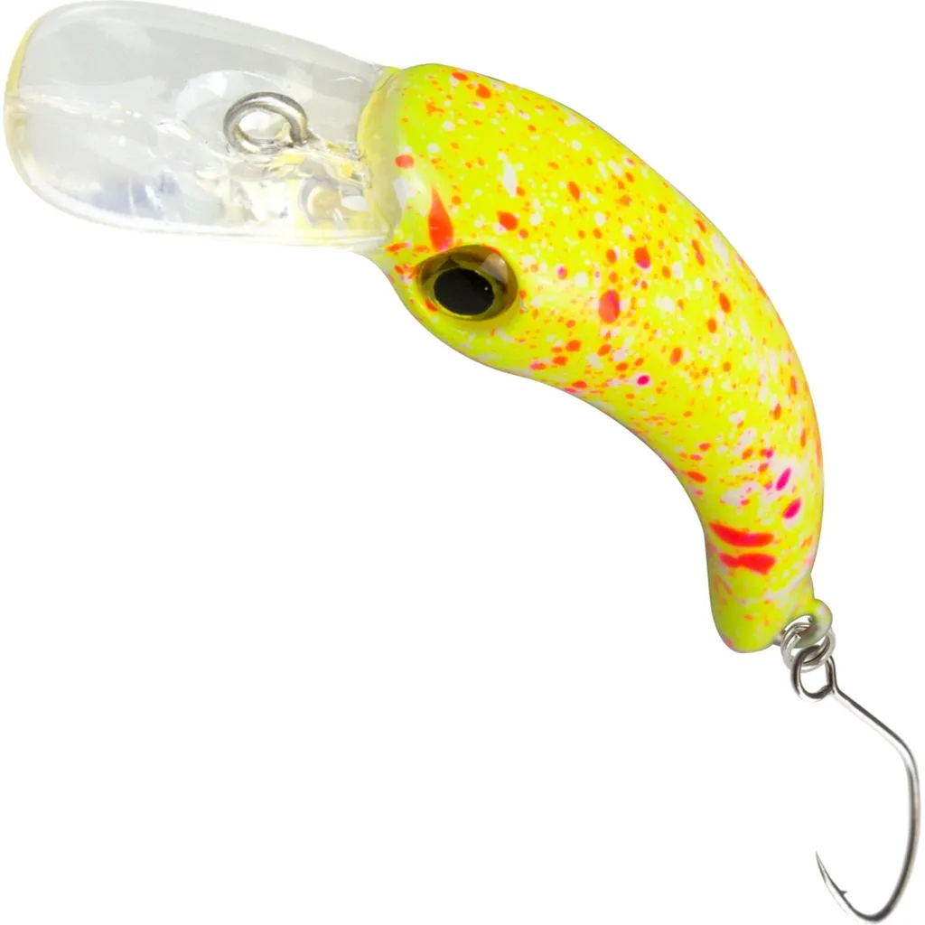 FTM Masu Wobbler 1.2g 2.9cm Camouflage Weiß Pink Gelb