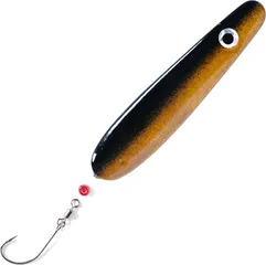 Troutwerk Inline Blinker Sea Trout Lure 69575 7.4cm 22g Black Gold