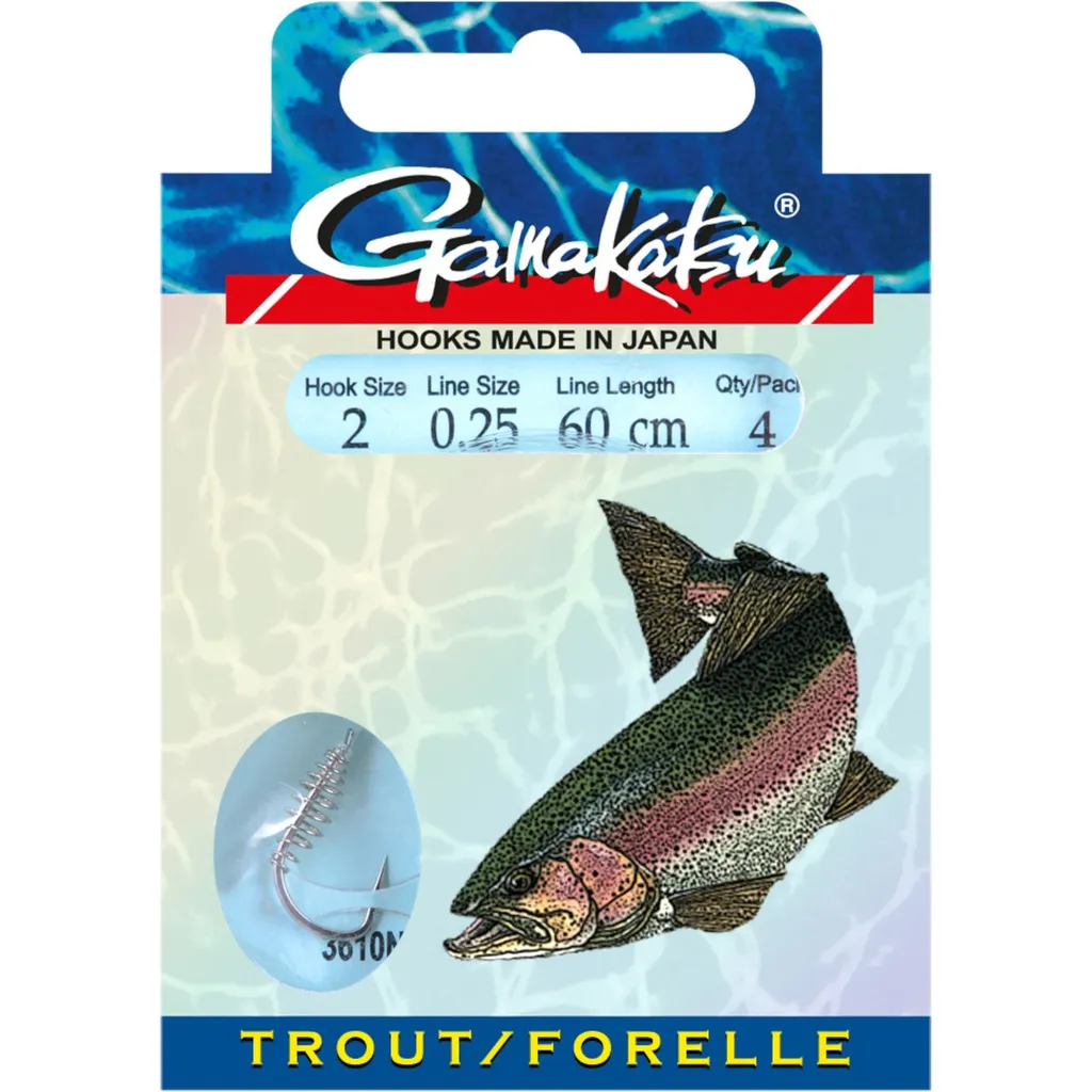 Gamakatsu Forelle LS-3610 Haken #2 0.25mm