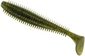 Fox Rage Spikey Shad Softbait 9cm Green Pumpkin