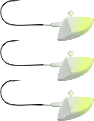 Spro Erie Jighead Jig Head 24g 5/0 Yellow/White Gripper