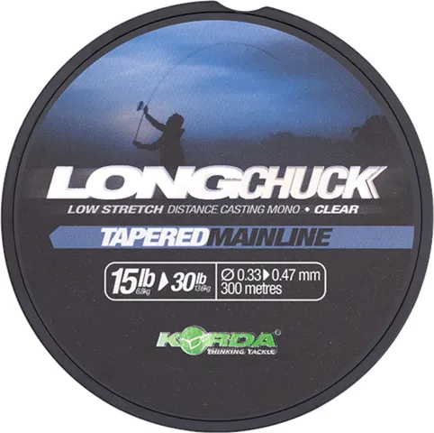 Korda Long Chuck Tapered Mainline 0.33–0.47mm 15–30lb
