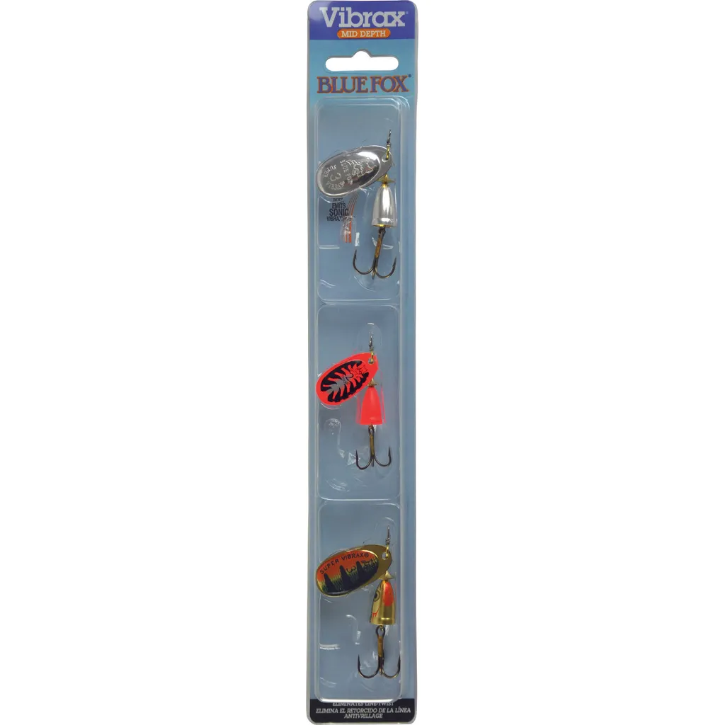 Blue Fox Vibrax Spinner Kit Vibrax Predator 22g Mehrfarbig