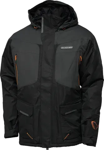 Savage Gear Heatlite Thermo Jacket 8000mm L Men Black Ink/Grey