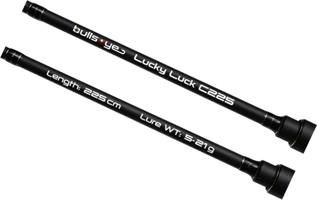 Bullseye Lucky Luck Baitcaster Rute 225 2.25m 5-21g 2pc