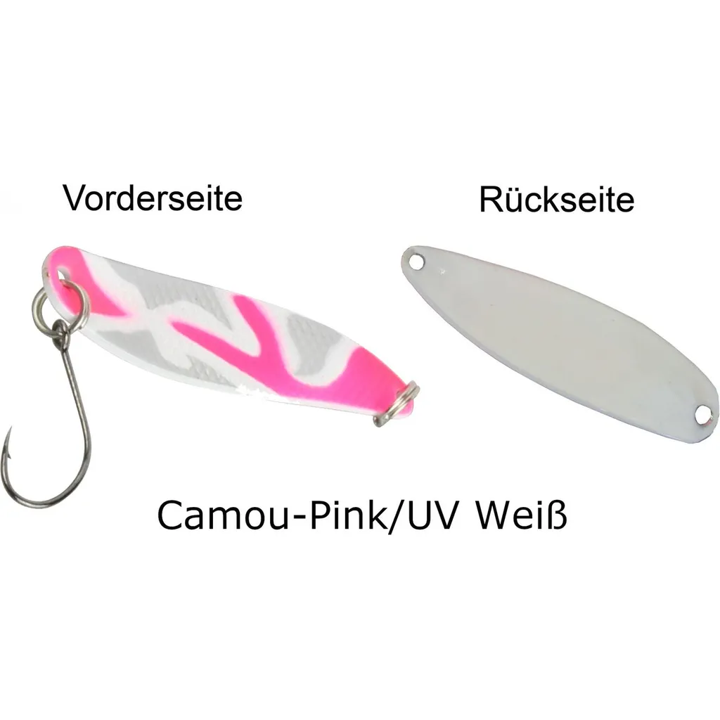 FTM Spoon Hammer 3.3cm 2.4g Camou-Pink/UV Weiß