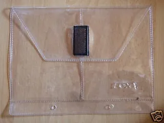 Fox Rig Wallet Clear Sleeve Leaders And Accessories 20cm x 15cm 2