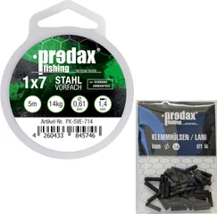 Predax Stahlvorfach 1x7 500cm 14kg 0.61mm