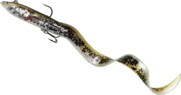 Savage Gear 4D Real Eel 20cm 38g Olive/Pearl PHP