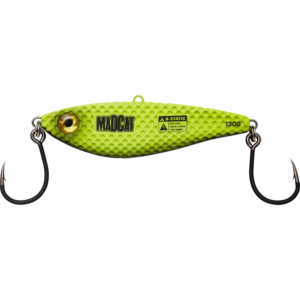 Madcat Vibratix Wallerköder 12cm 110g Fluo Yellow UV