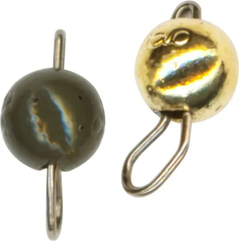 FTM Omura Tungsten Cheburashka Jig Heads 2g grün/goldfarben