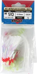 Ragot Kit 5 Mitraflash Eco Aurora Meeresvorfach 20g 135cm 0,50mm