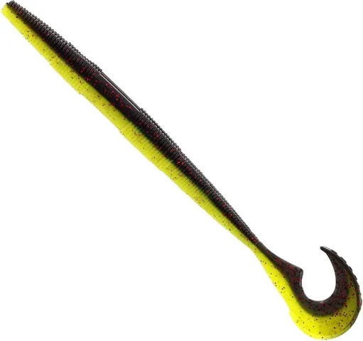 Westin Swimming Worm 13cm 5g Black/Chartreuse