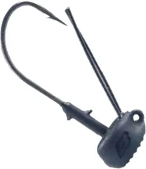 BKK Silent Chaser Draggin Ned Weedless Jig Head #1 5.25g Black