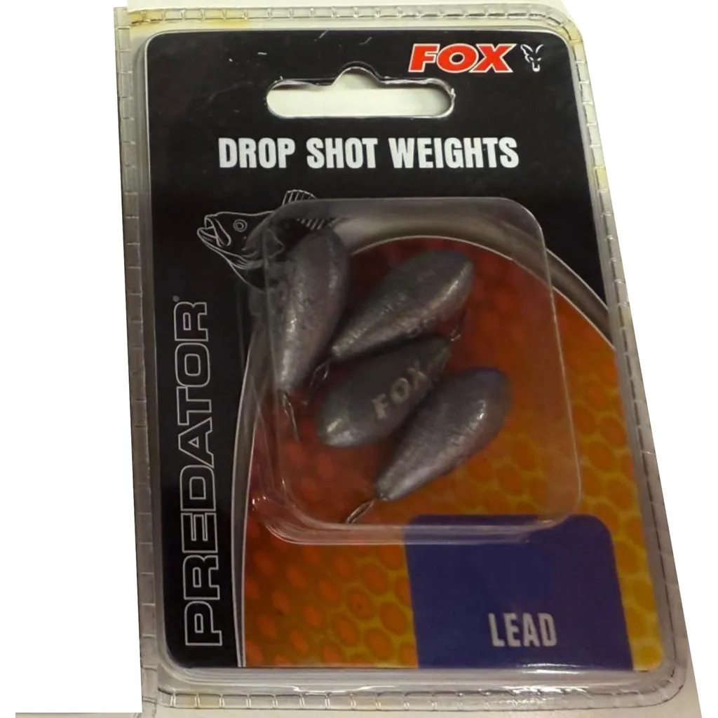 Fox Predator Drop Shot Weights Vertikal- und Dropshot-Zubehör 15g 4St