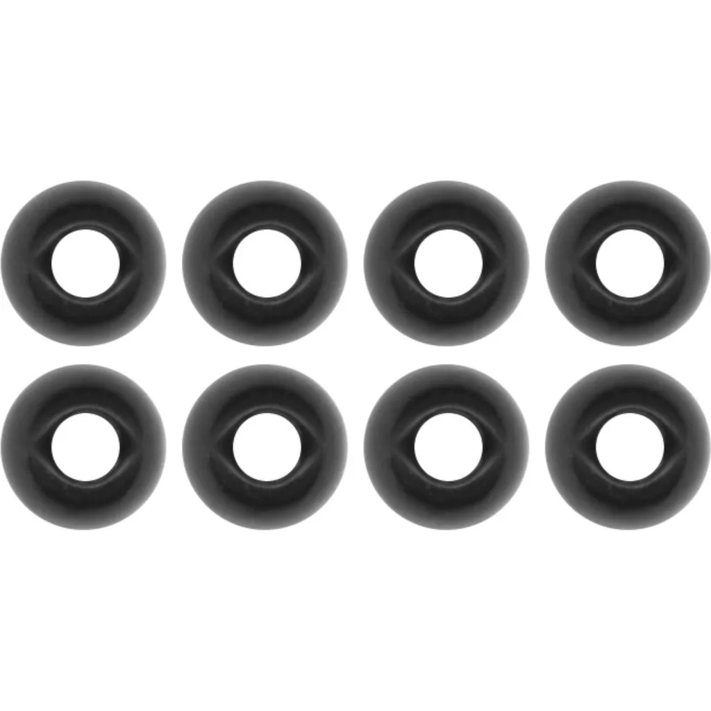 FTM Tungsten Perle Omura rundes Loch Senkgewicht 2.8mm Schwarz