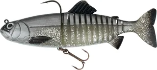 Fox Rage Replicant Jointed Swimbait 23cm 130g UV Silver Bait Fish