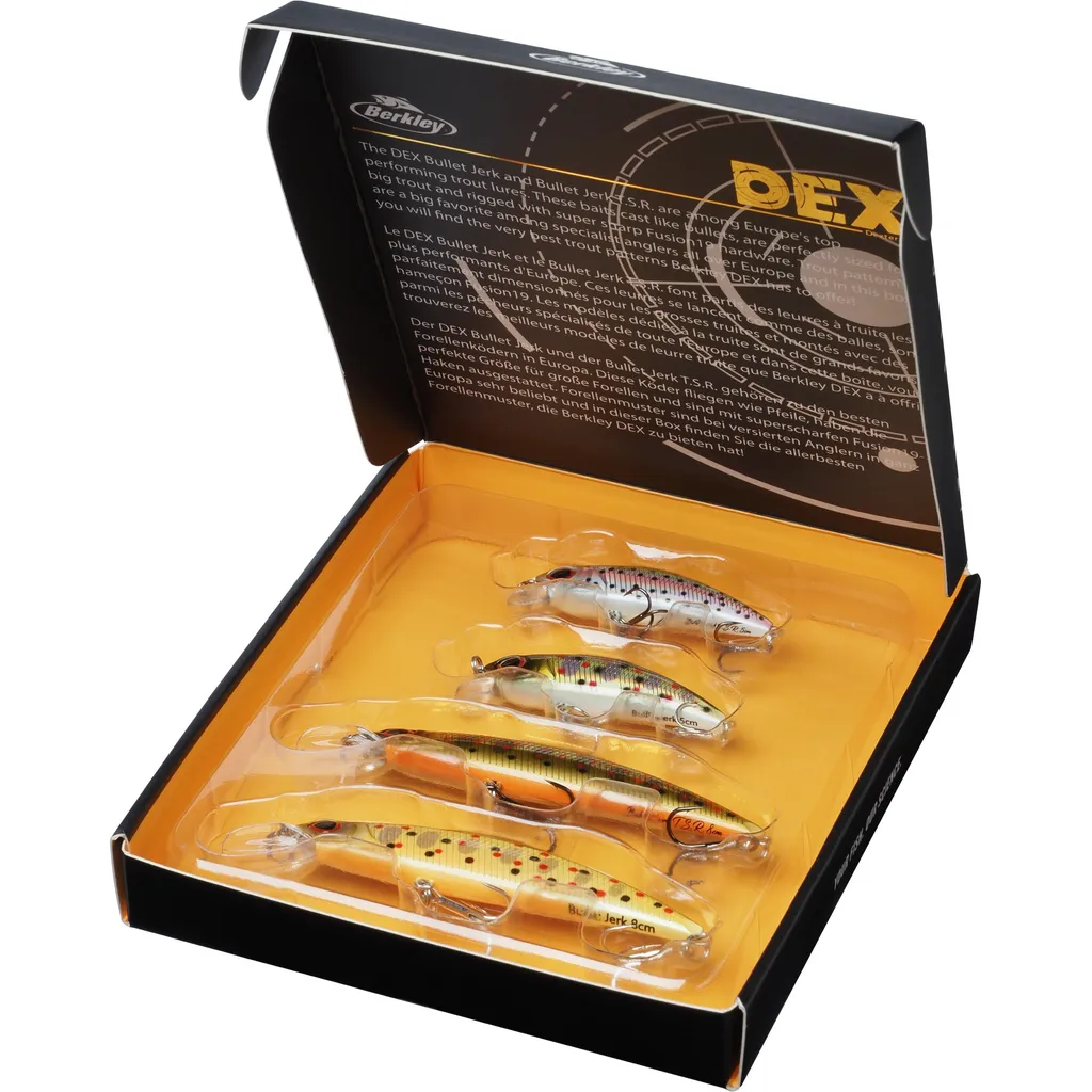 Berkley DEX Bullet Jerk Trout Colors Box Varied