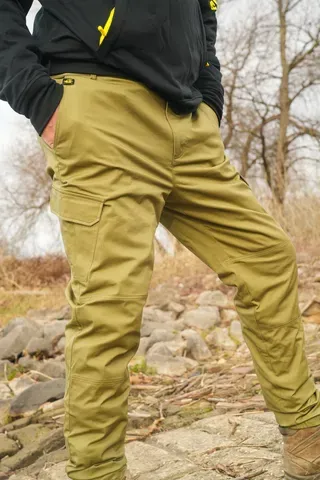 Black Cat Cargo Trousers S Green