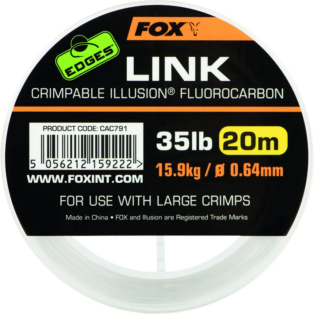 Fox Edges Link Illusion Fluorocarbon 0.64mm 15.88kg 20m