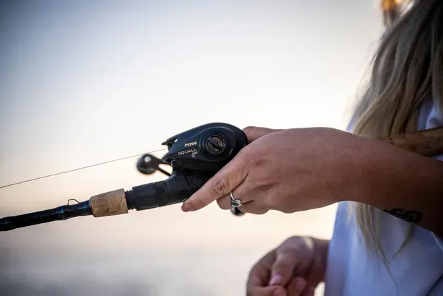 Penn Squall Low Profile Baitcasting Reel 300 7.3:1 Right