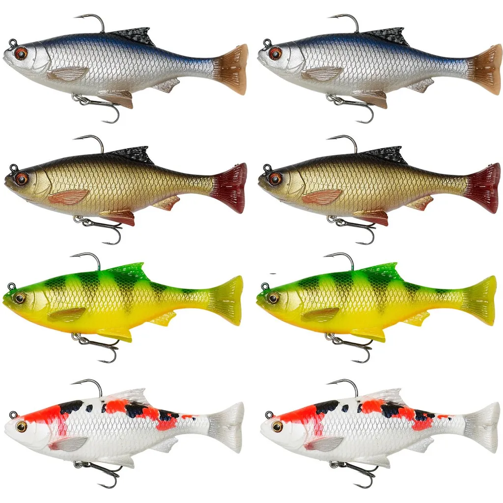 Savage Gear 3D Pulse Tail Roach Gummifische 8pc 10cm 17.5g Roach