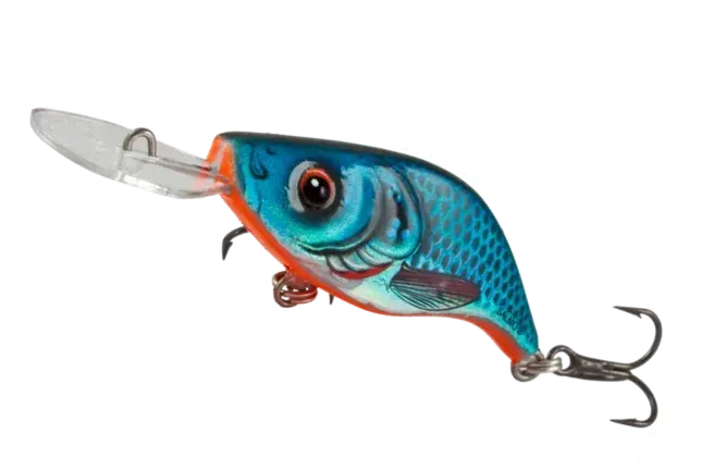 Salmo Sparky Shad 4cm 1.5–3.1m 3.5g Blue Holographic Shad