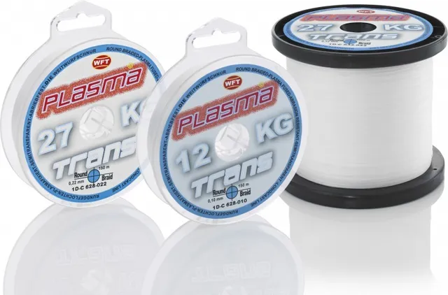 WFT KG Plasma Round Geflochtene Schnur 0.26mm 31kg 600m Transparent