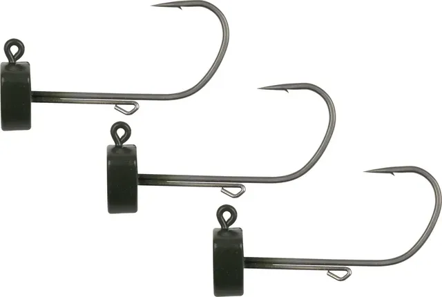 Fox Rage Tungsten Ned Head Shield Weights Jig Heads 5g 4pcs Matte Green