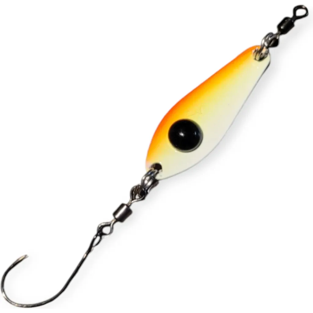 Troutwerk Spoon 3.1cm 2.4g Rot Gelb Weiß Schwarz