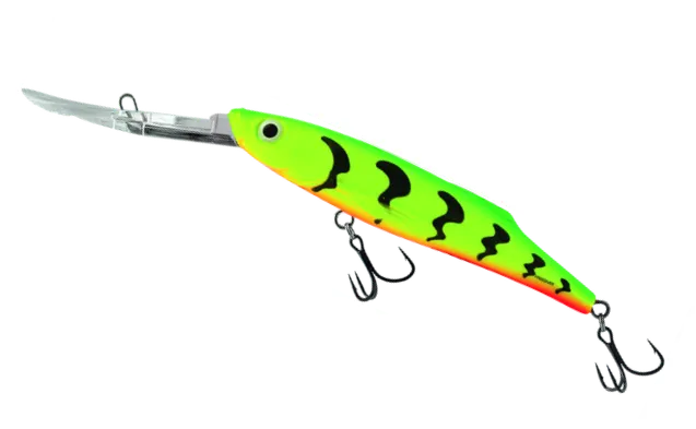 Salmo Freediver Super Deep Runner 9cm 12.2m 24.8g Green Tiger