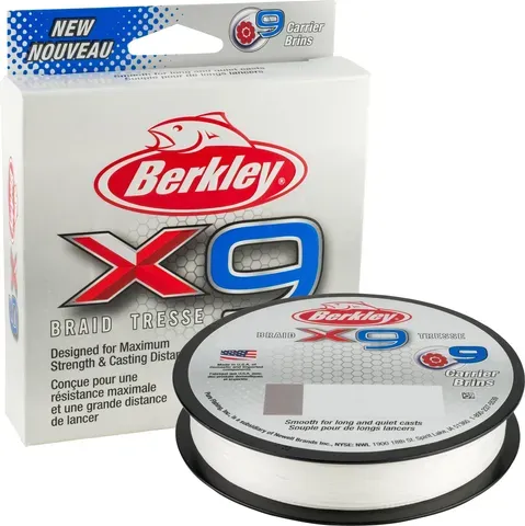 Berkley x9 Braid 0.20mm 150m 13.6kg Crystal