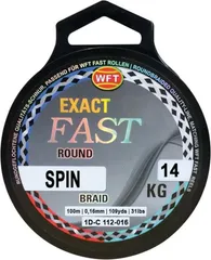 WFT Fast Spin & Braid Braided Line 0.16mm 14kg 100m Red