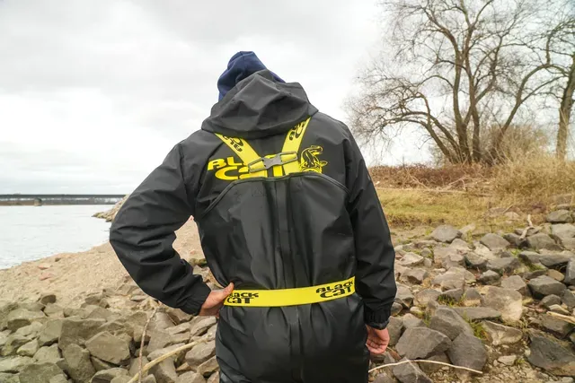 Black Cat Booted Waders UK 10/EU 44