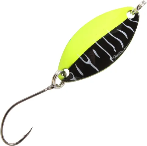 FTM Spoon Jife 2.5cm 2g Chartreuse-Schwarz-Weiß/Chartreuse-Grün