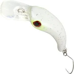 FTM Masu Wobbler 2.9cm 0.5m 1.2g weiß/gelb/glitzer