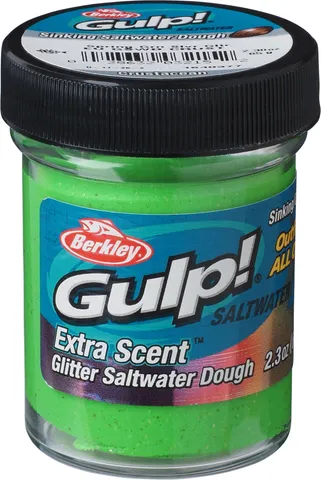Berkley Gulp! Saltwater Dough 1640377 65g Spring Green Silver Glitter