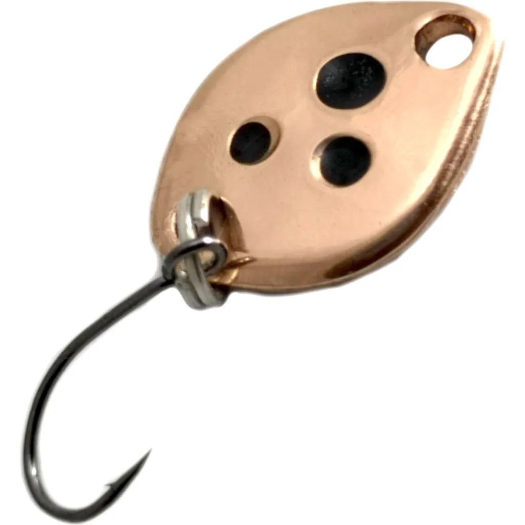 Troutwerk Spoon Blinker Kupferfarben/Schwarze Punkte