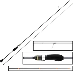 Hearty Rise Rock Master Spinning Rod 2.3m 0.6–12g 2pc