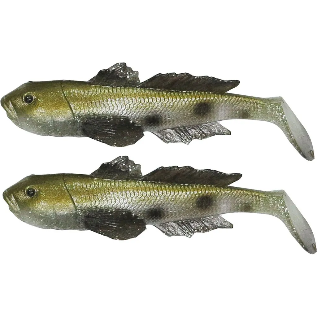 Savage Gear LB 3D Goby Gummiköder 16cm 62g Green Silver