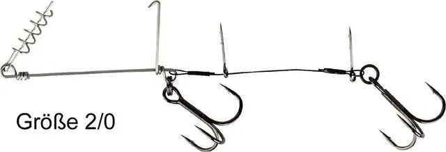Savage Gear Cork Screw Shad Spin Rig 2/0 Treble Hook