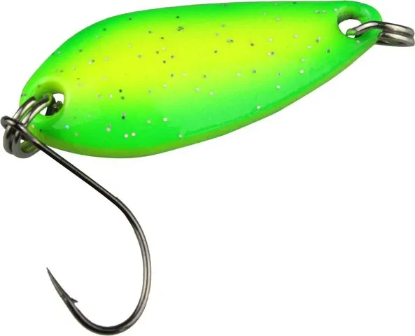 FTM Spoon Diamond 3cm 3.8g Yellow Green Speckled / Black