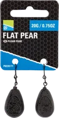 Preston Flat Pear Sinker 20g