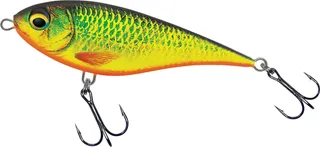 Balzer MK Super Natural Jerk Rotauge 9cm 21g Fire Roach