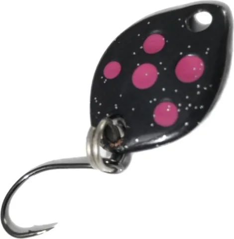 Troutwerk Spoon 1.2cm 0.8g Black/Pink Dots