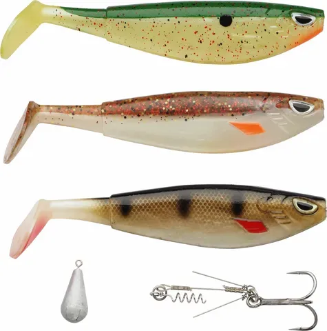 Berkley Sick Pike Pack Lure Kit 5pc 14cm Swimbait Freshwater