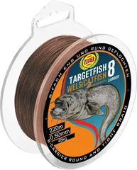 WFT TF8 Catfish Geflochtene Schnur 0.50mm 48kg 220m Brown