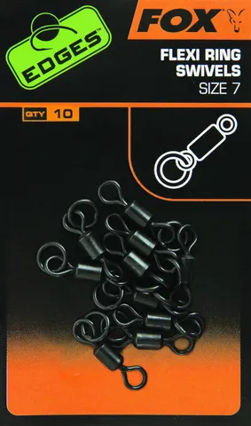 Fox Edges Flexi Ring Swivel 7 10pcs